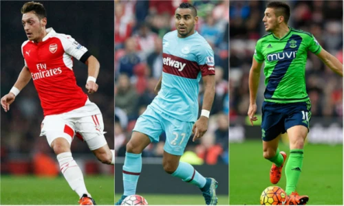 Top 10 vua kiến tạo nửa đầu Premier League 2015/2016