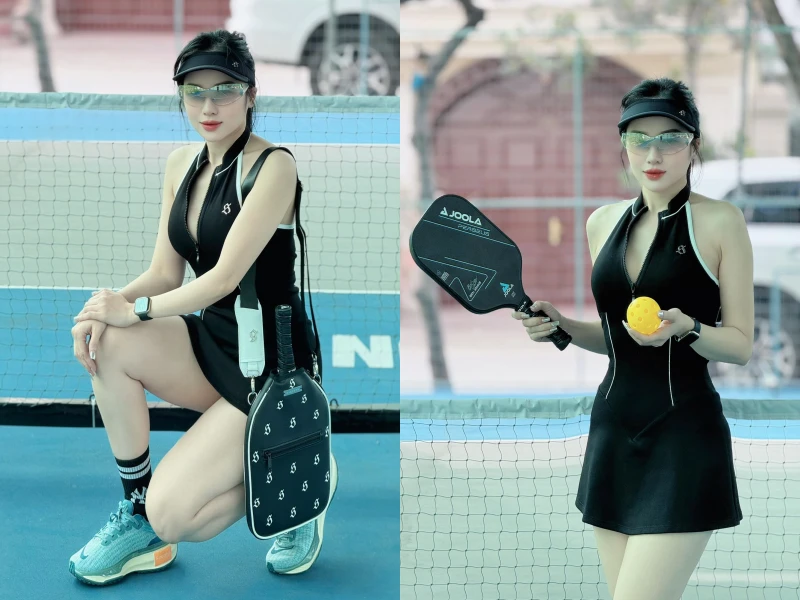 Hot girl pickleball Hải Phòng gây sốt mạng xã hội