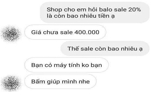 Cách đối đáp bá đạo của các chủ shop online khiến khách đứng hình
