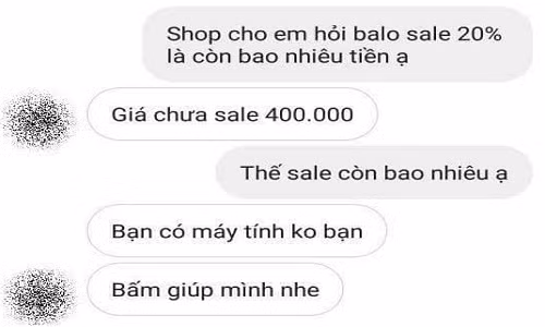 Cách đối đáp bá đạo của các chủ shop online khiến khách đứng hình