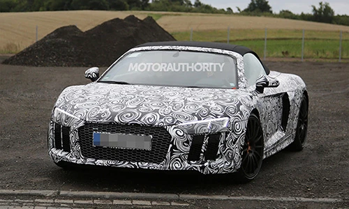 Audi R8 Spyder 2017 “lộ hàng” với mui trần mềm