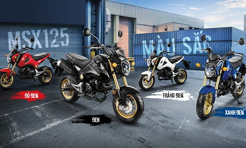 Honda Việt Nam tặng "đồ chơi" cho khách hàng mua MSX 125cc