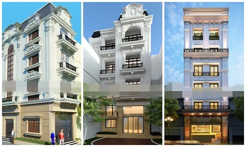 10 mẫu nhà phố giả biệt thự cổ điển đẹp sang trọng