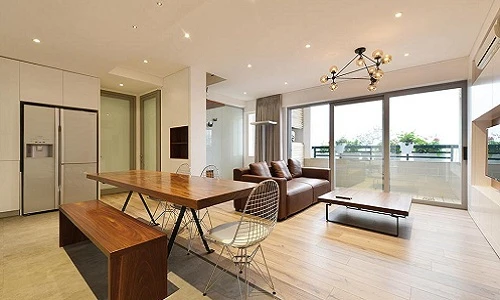 Bỏ vách ngăn cố định, căn hộ Hà Nội đẹp bất ngờ