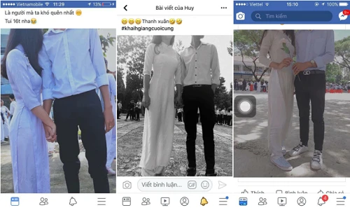 Vừa mới khai giảng, 10X rộ trào lưu “nắm tay người ấy trong sân trường“