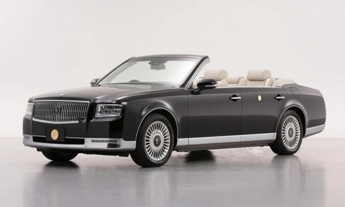Mui trần Toyota Century Convertible dành riêng cho Nhật hoàng