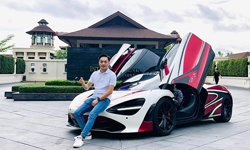 Cường Đô la cầm lái McLaren 720S hơn 20 tỷ trên đất Thái