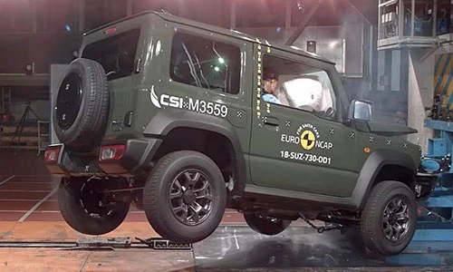 Xe giá rẻ Suzuki Jimny gây thất vọng về độ an toàn
