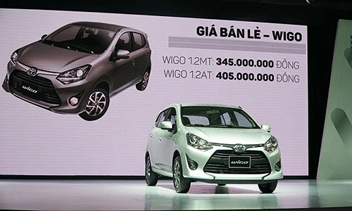 Wigo giá từ 345 triệu, xe rẻ nhất của Toyota Việt Nam 