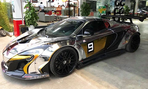 Chồng siêu mẫu Ngọc Thạch độ McLaren 650S Spider giá 16 tỷ