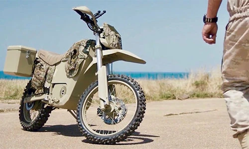 Xem xe môtô chạy điện dành riêng cho quân đội Nga