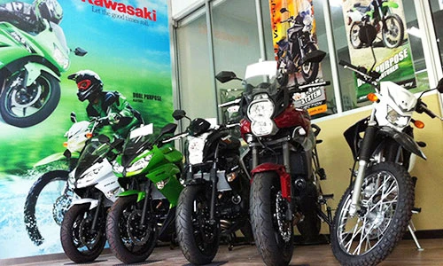 Kawasaki tăng giá môtô phân khối lớn tại Việt Nam