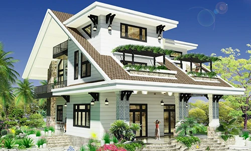 10 mẫu biệt thự vườn tân cổ điển đẹp xuyên thời gian