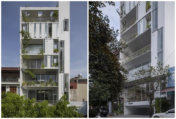 Phủ kín cây xanh, nhà hướng Tây tránh nắng hiệu quả 