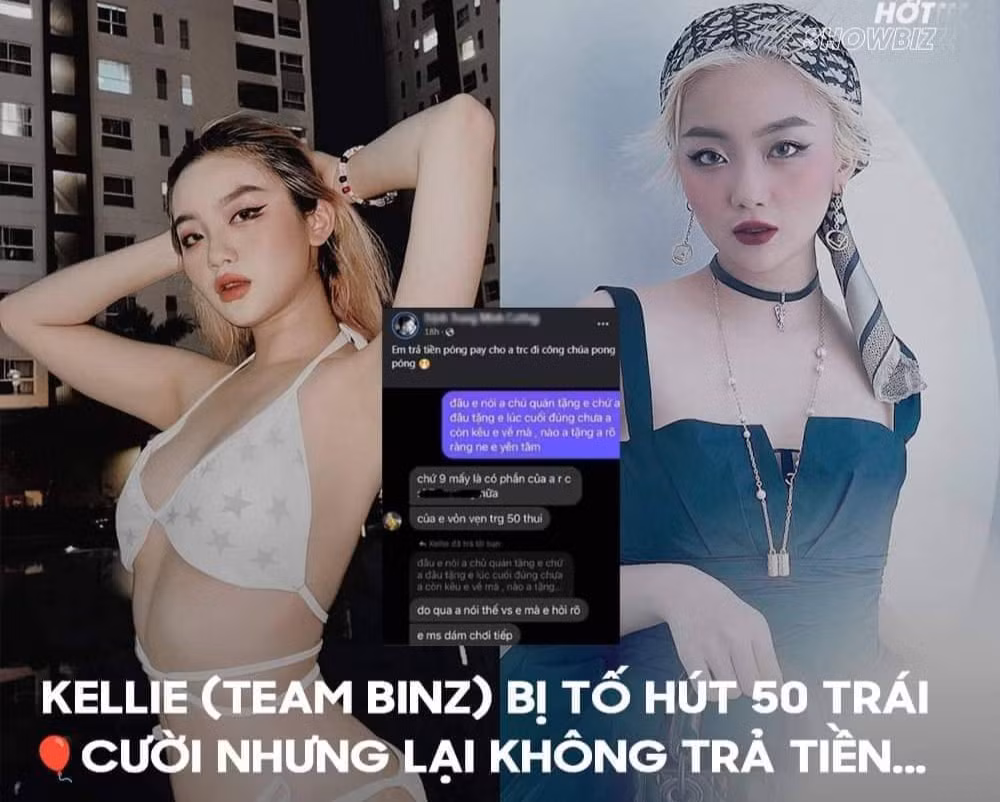 Nữ rapper Kellie dính lùm xùm chất kích thích, quỵt tiền gây xôn xao?