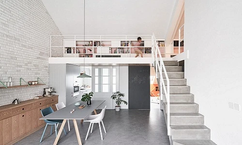 Mở thêm tầng lửng, căn hộ gác mái rộng thênh thang