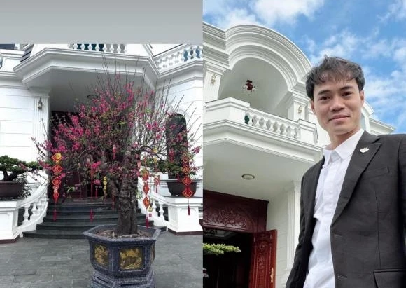 Biệt thự đón Tết hoành tráng của tiền đạo Văn Toàn