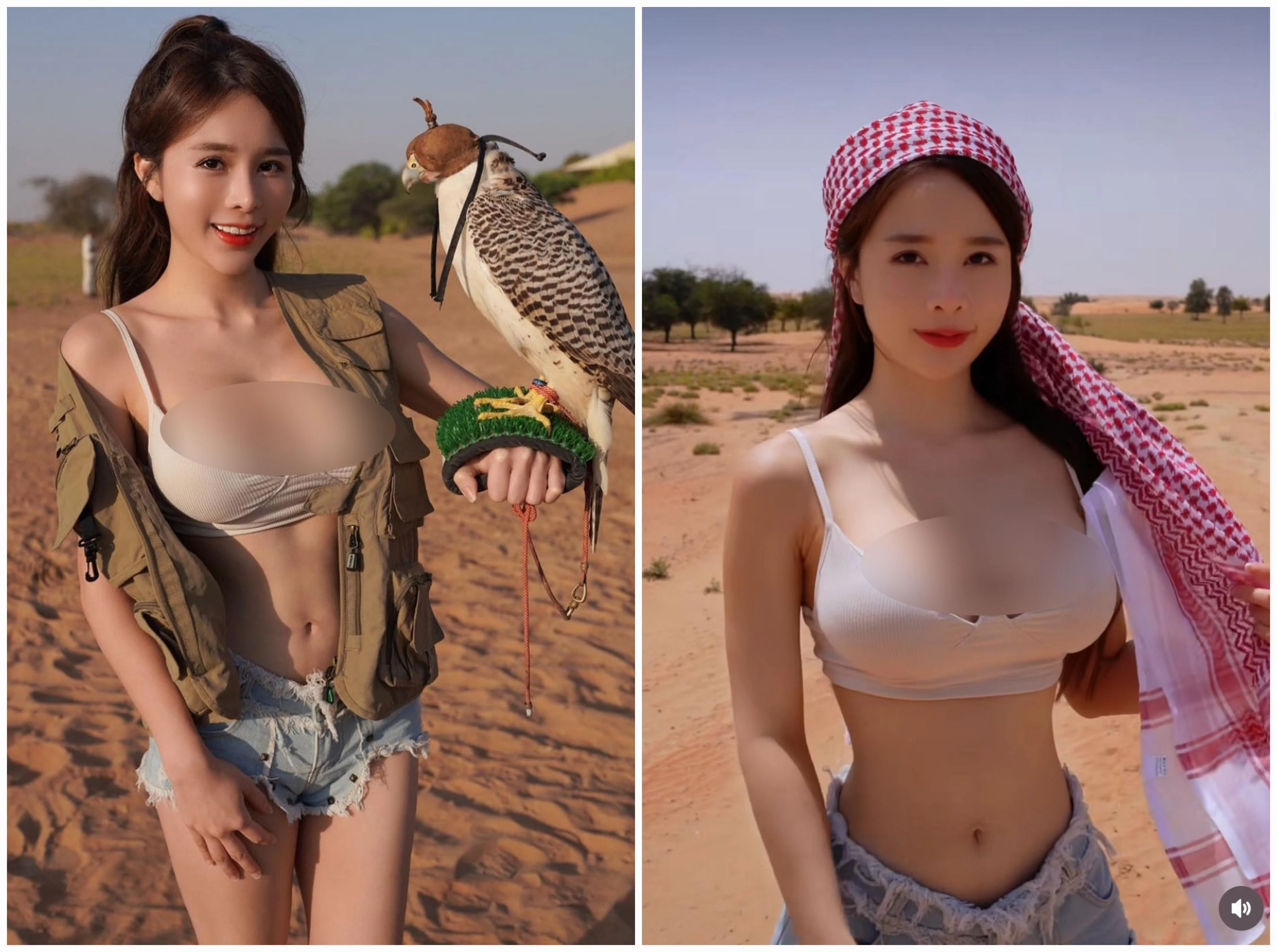 Nữ DJ Trung Quốc gây tranh cãi diện đồ hở hang tới Ả Rập Xê-út