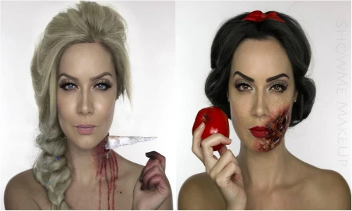 Rùng rợn với bộ ảnh make-up Halloween của kiều nữ người Anh