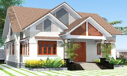 10 mẫu nhà mái ngói giá rẻ với không gian mở 2018