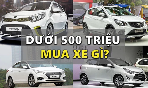 Top xe sedan giá rẻ dưới 500 triệu đồng tại Việt Nam