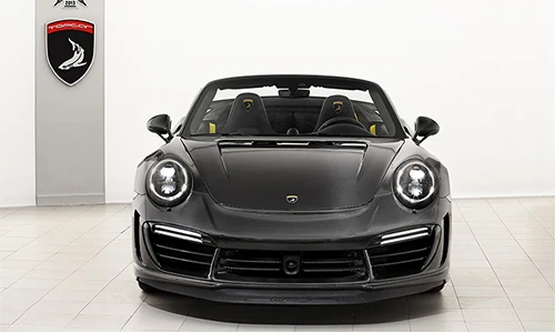 Dân chơi Nga dát vàng lên siêu xe Porsche 911 Turbo S