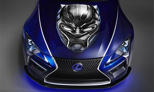 Siêu coupe Lexus LC 500 cho siêu anh hùng Black Panther