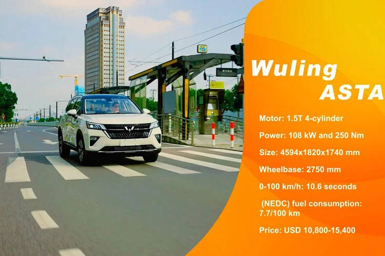 Đánh giá Wuling Asta 2021 của Trung Quốc chỉ 245 triệu đồng