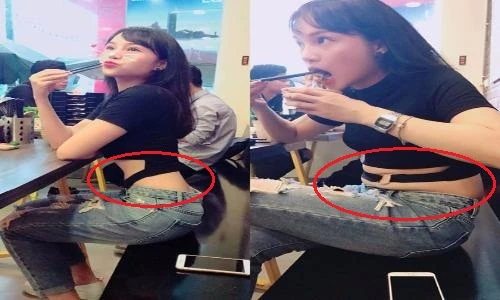 Cô gái Hà thành "biến hình sau khi ăn" là ai?