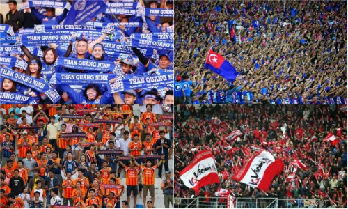 SVĐ tại V.League lọt top 10 “chảo lửa” nóng nhất ĐNA