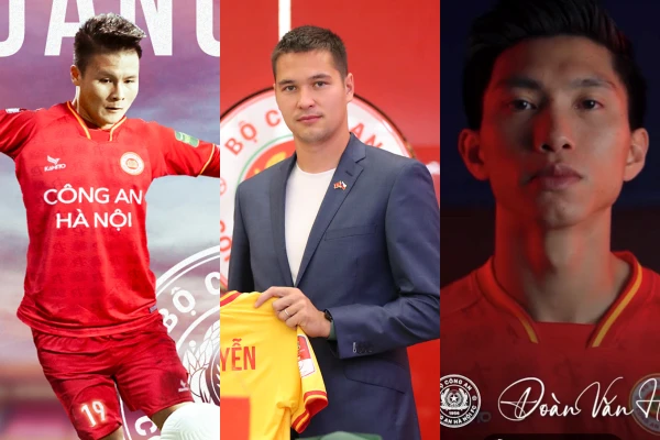 Filip Nguyễn và dàn sao "bom tấn" của CLB Công an Hà Nội