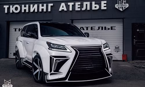 Dân chơi Nga độ xe sang Lexus LX570 "chất nhất quả đất"