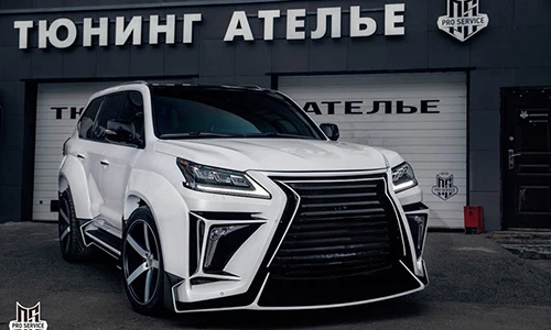 Dân chơi Nga độ xe sang Lexus LX570 "chất nhất quả đất"