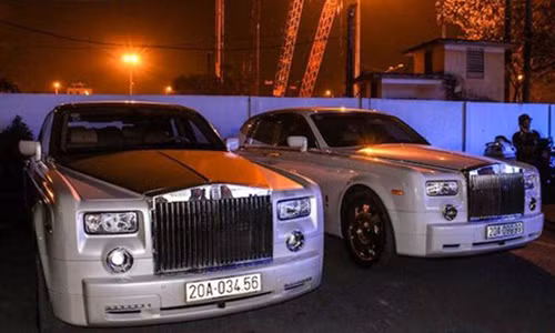 Điểm mặt “xế hộp” Rolls-Royce mạ vàng biển khủng tại VN