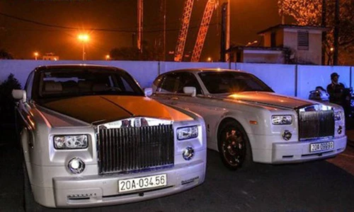 Điểm mặt “xế hộp” Rolls-Royce mạ vàng biển khủng tại VN