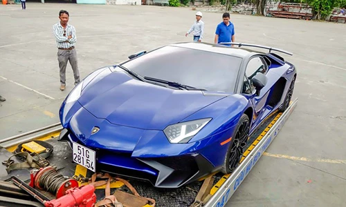 Đại gia Minh Nhựa “ra biển” cho siêu xe Lamborghini 35 tỷ