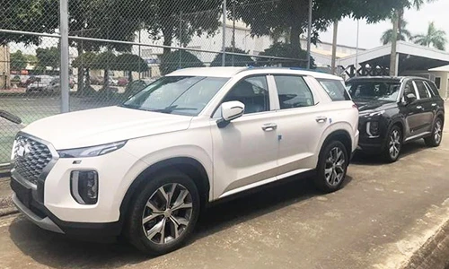 Cả dàn xe Hyundai Palisade 2020 ùn ùn về Việt Nam