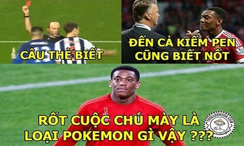 Ảnh chế bóng đá: Martial giống pokemon, Lingard muốn làm “thợ nhuộm“