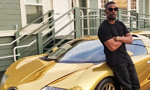 Jamie Foxx khoe Bugatti mạ vàng giá hơn 40 tỷ