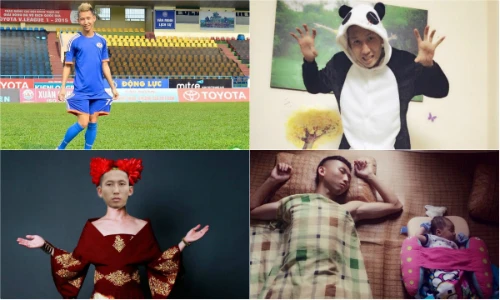 Ảnh khó đỡ của cầu thủ “cây hài” CLB Than Quảng Ninh