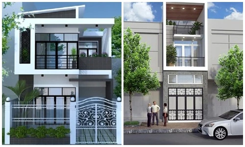 10 mẫu nhà phố 2 tầng 5x20m đẹp long lanh