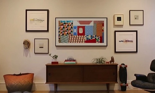 Cận cảnh chiếc TV đẹp như tranh nghệ thuật của Samsung