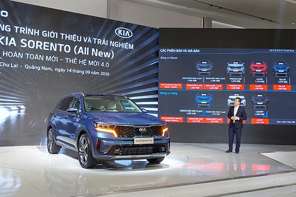 Cận cảnh Kia Sorento 2021 từ hơn 1 tỷ đồng tại Việt Nam 