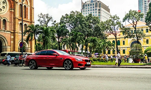 Ngắm BMW M6 Gran Coupe giá 6,68 tỷ trên phố Sài Gòn