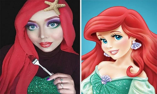 Hot girl Hồi giáo nổi tiếng nhờ hóa trang cực đỉnh