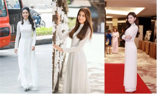 Dân mạng tranh cãi mỹ nhân Việt nào xinh nhất trong áo dài trắng 