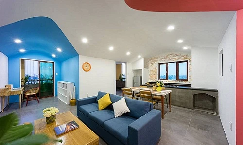 Căn hộ Sài Gòn đẹp lạ thường nhờ trần uốn cong độc lạ