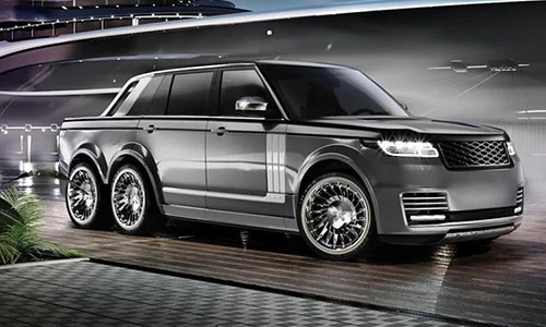 Xe bán tải Range Rover 6 bánh phong cách du thuyền