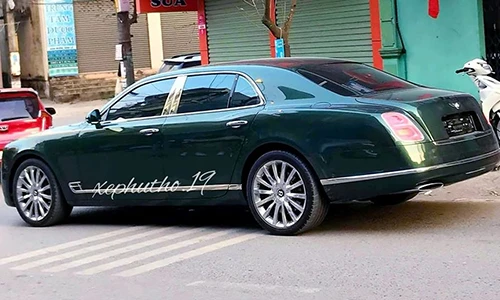 Đại gia Phú Thọ tậu xe sang Bentley Mulsanne mới tiền tỷ