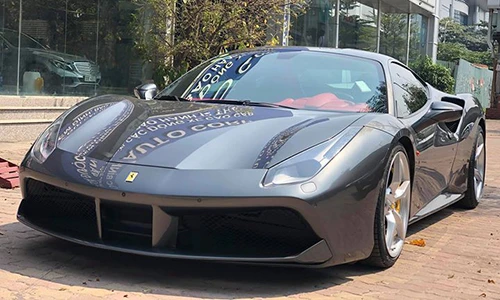 Siêu xe Ferrari 488 GTB cũ của Cường Đô la chỉ 7,3 tỷ